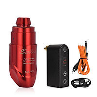 Portable Aluminum Alloy Tattoo Kit Tattoo Machine Pen Power Supply USB Rechargeable for Tattoo Beginners