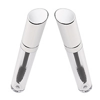 2pcs 5ml Mini Refillable Travel Empty Mascara Tube Transparent Bottle Vials