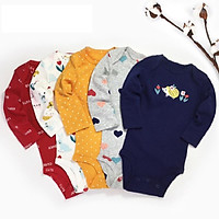 Hoạt Hình Quái Vật Bodysuit Cho Bé Sơ Sinh Bé Trai Quần Áo Bé Gái Mới Sinh Nữ Tay Ngắn Onesie Cotton Unsisex Thân Quần Áo 2021 5 Cái/bộ
