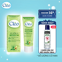 Gel làm dịu da sau tẩy lông Cléo giúp chậm mọc lông 50g - chiết xuất lá trà xanh thiên nhiên