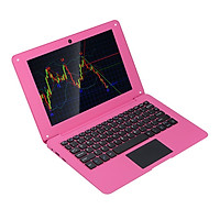 Portable Windows 10 10.1inch Netbook Support TF card with Intel Quad Core Processor/ 2GB+64GB/ Wi-Fi/ BT/ HD Pink US