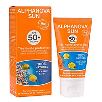 Kem chống nắng hữu cơ SPF50 Alphanova Sun 50g