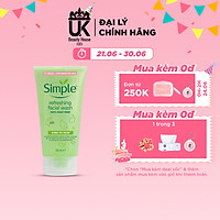 Sữa Rửa Mặt Simple Gel Kind To Skin Refreshing Facial Wash Gel 150ml