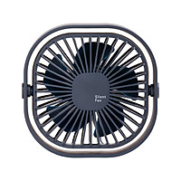 USB Desktop Fan 360° Rotatable Quiet Mini Desktop Table Fan 3-Speed Control Silent Operation Portable Personal Cooling