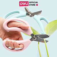 Kéo làm vườn cắt tỉa cành hoa lá Deli - Cắt tỉa cành cây - Hồng / Xanh - 77751