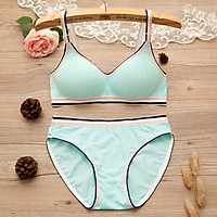 Set/Bộ Đồ Lót Kiểu Dáng Thể Thao, Mút Mỏng, Nhẹ Thoải Mái Cho Nữ LYEB012