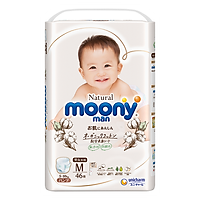 Tã Quần Moony Natural Bông Organic M46 (46 Miếng)