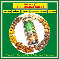 Mixed Nuts 6 loại hạt dinh dưỡng còn vỏ ăn liền 500gr