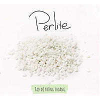 Đá Perlite (đá trân châu)-chất dinh dưỡng, điều hòa nhiệt độ độ ẩm cho đất trồng-thích hợp để trồng hoa, trồng hoa hồng,sen đá-35gr