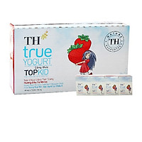 Thùng Sữa Chua Uống Tiệt Trùng Topkid Dâu TH True Milk (110ml x 48 Hộp)