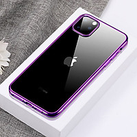 Ốp Lưng Silicone Trong Suốt Viền Mềm Mạ Crom Cho IPhone 11 / IPhone 11 Pro / IPhone 11 Pro Max - Hàng Chính Hãng Cafele