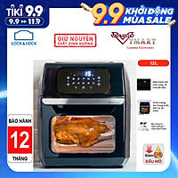 Lò Nướng Không Khí Lock&Lock EJF696 (12 Lít) - Hàng Chính Hãng