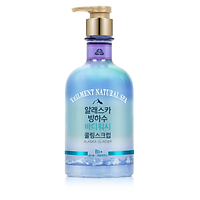 Sữa tắm On the Body Veilment Natural Spa hạt dưỡng ẩm và làm sáng da - hương Alaska Glacier 600gr