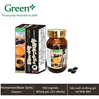 Viên tỏi đen, giấm đen Nhật Bản - Fermented Black Garlic Green+