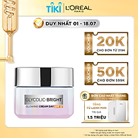 Kem Dưỡng Sáng Da Ban Ngày L'Oreal Paris Glycolic - Bright Glowing Cream Day - SPF 17 50ml