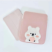Hàn Quốc Ins Hoạt Hình Laptop Tay Túi 11 13 15 Inch Dành Cho Mac Ipad Pro 11 12.9 ASUS Túi Xách Đựng Laptop túi Xách Tay Ốp Lưng Túi