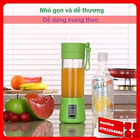 Máy Xay Sinh Tố, Máy Xay Đa Năng Mini Hm-03 Loại 2 Lưỡi Cổng Sạc Usb Tiện Dụng - Loại Tốt