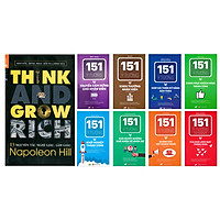 Combo Sách 151 Ý Tưởng Kinh Doanh Và 13 Nguyên Tắc Nghĩ Giàu Làm Giàu Tặng Sổ
