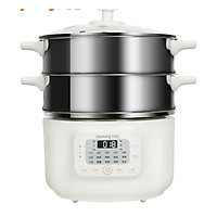 9 Yang (Joyoung) electric steamer 13L large capacity electric cooker detachable pot body easy to clean electric cooker home independent adjustment food grade stainless steel electric hot pot R100-C10