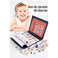 Bộ Sách Nam Châm 26 Chữ Cái Cho Bé, Bộ Sách Cho Bé Học Ghép Chữ Và Số