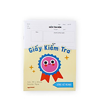 Tập 15 giấy kiểm tra đôi - Ruột kẻ ngang - Giấy kiểm tra Crabit - Combo 5 cuốn