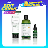 Bộ 3 sản phẩm hỗ trợ làm sạch mụn Caryophy (Sữa rửa mặt 150ml + Toner 300ml + Serum 10ml)