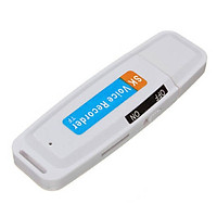 Máy Ghi Âm Cầm Tay Mini Hỗ trợ Thẻ TF USB WAV Sạc Lại