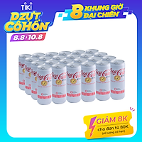Thùng 24 Lon Nước Giải Khát Coca-Cola Plus (Foshu) 320ml x24