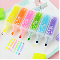 Set 6 cây bút nhớ dòng tiện dụng, màu sắc tươi sáng