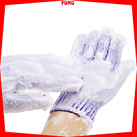 01 Đôi Găng Tay Tắm Funu Giúp Tẩy Tế Bào Chết, Làm Sạch Da - Giao Màu Ngẫu Nhiên