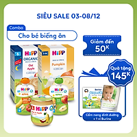 Combo ăn dặm HiPP Organic số 8: Dành cho trẻ biếng ăn