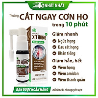 Xịt họng Nhất Nhất Plus - Cắt ho, giảm đau họng, giảm viêm họng, amidan, thanh quản