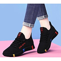 Giày sneaker nữ thời trang mới nhất buộc dây siêu nhẹ V245