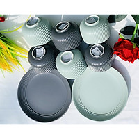 Bộ bát đĩa 8P (6 bát cơm & 2 đĩa)