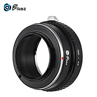 Fikaz High Precision Lens Mount Adapter Ring Aluminum Alloy Replacement for Nikon S/D Lens to Fuji