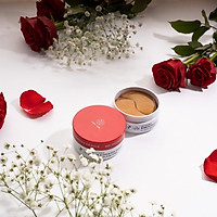 Mặt Nạ Xóa Thâm Và Nếp Nhăn Vùng Mắt tinh chất hoa hồng và vàng Hani x Hani 50G/ Hani x Hani Red Intensive Rose & Gold Eye Patch