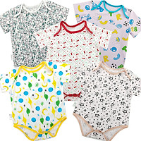 Set 5 Bộ Bodysuit Cho Bé Tay Ngắn Nhiều Họa Tiết Mihababy CB5_BDS_GIRL (Giao Mẫu Ngẫu Nhiên)