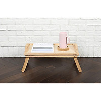 Khay Bàn Ăn Mini Gấp Gọn Bằng Gỗ Bed Tray Nội Thất Kiểu Hàn - TC205