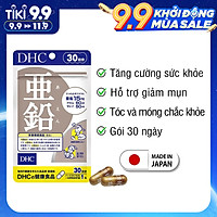 Viên uống bổ sung kẽm DHC Nhật Bản thực phẩm chức năng Zinc giúp ăn ngon miệng, dưỡng tóc và móng khỏe, giảm mụn, hỗ trợ sinh lý nam 30 ngày JN-DHC-ZIN30