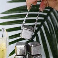 304 Stainless Steel Ice Cube Reusable Chilling Frozen Rock Stone Ice Cube