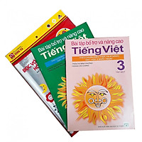 Combo Bài tập bổ trợ và nâng cao Tiếng Việt lớp 3 + tập bọc sách vở