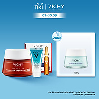 Bộ sản phẩm ban đêm làm sáng da và giảm thâm nám Vichy Liftactiv Collagen Nuit