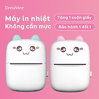 Máy In Nhiệt Mini Bluetooth, Máy in ảnh, tài liệu, Phao, Đơn hàng, Nhãn dán không cần mực