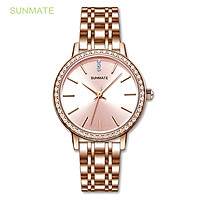 Đồng hồ Nữ SUNMATE S20031LB Máy Pin (Quartz) Dây Thép Không Gỉ