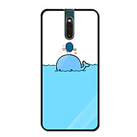 Ốp Lưng Kính Cường Lực cho Oppo F11 Pro - 0287 DOLPHIN02 - Hàng Chính Hãng