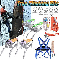 Tree Climbing Sets Climbing Spikes Sharp Claws w/ Safe Belt & Ropes