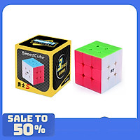Rubik 3x3 QiYi Warrior S Stickerless Rubic 3 Tầng Không Viền