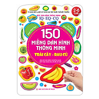 150 Miếng Dán Hình Thông Minh - Trái Cây Rau Củ IQ-EQ-CQ
