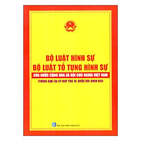Bộ Luật Hình Sự – Bộ Luật Tố Tụng Hình Sự Của Nước Cộng Hòa Xã Hội Chủ Nghĩa Việt Nam</sp