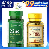 Combo Thực Phẩm Chức Năng bổ sung kẽm Zinc và vitamin E